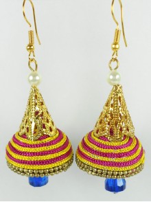 Silk Thread Earrings